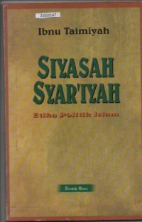 Image of Siyasah syar'iyah: etika politik islam