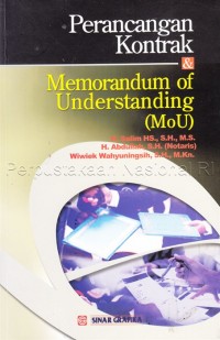 Image of Perancangan kontrak & memorandum of understanding (MoU)