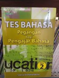 Image of Tes bahasa pegangan bagi pengajar bahasa
