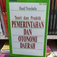Image of Teori dan praktik pemerintahan dan otonomi daerah