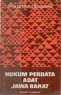 Image of Hukum perdata adat jawa barat