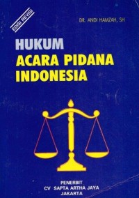 Image of Hukum acara pidana Indonesia