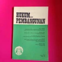 Image of Hukum dan pembangunan: No 2 tahun xxvii april 1997