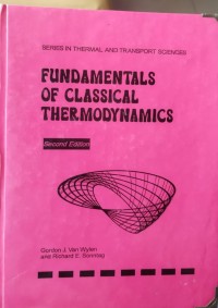 Image of Fundamentals of classical thermodynamics