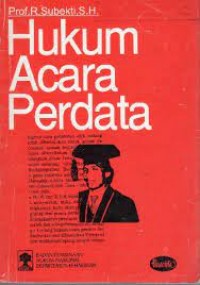 Image of Hukum acara perdata