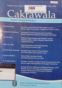 Image of Cakrawala :jurnal litbang kebijakan vol. 2 no. 2. 2008