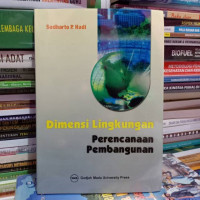 Image of Dimensi lingkungan perencanaan pembangunan