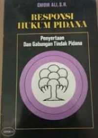 Image of Responsi hukum pidana (penyertaan dan gabungan tindak pidana)