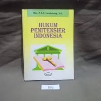 Image of Hukum penitensier Indonesia