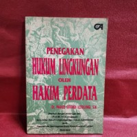 Image of Penegakan hukum lingkungan oleh hakim perdata