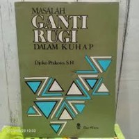 Image of Masalah ganti rugi dalam KUHP