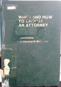 Image of When and how to choose an attorney