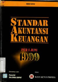 Image of Standar akuntansi keuangan (per 1 Juni 1999) buku 1