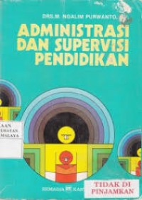 Image of Administrasi dan supervisi pendidikan