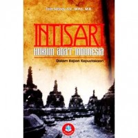 Image of Intisari hukum adat indonesia: Dalam kajian kepustakaan