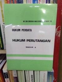 Image of Hukum perdata: hukum perutangan bagian a