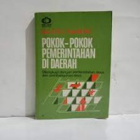 Image of Pokok-pokok pemerintahan di daerah