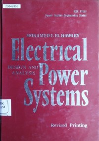 Image of Electrical power systems: design and analysis
