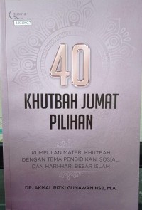 Image of 40 Khutbah Jumat pilihan