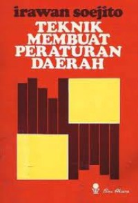 Image of Teknik membuat peraturan daerah