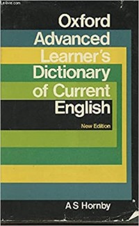 Image of Oxford advanced learner's dictionary of current english