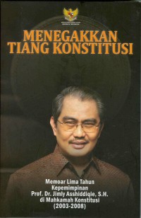 Image of Menegakkan tiang konstitusi