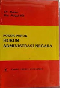 Image of Pokok-pokok Hukum Administrasi Negara