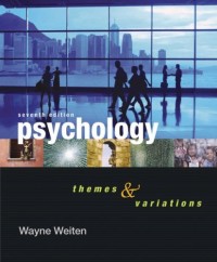 Image of Psychology : themes & variations (seventh edition)