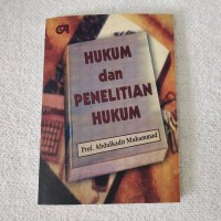 Image of Hukum dan penelitian hukum