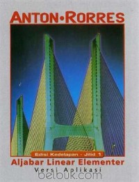 Image of Aljabar linear elementer : versi aplikasi