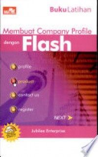 Image of Buku latihan membuat company profile dengan flash