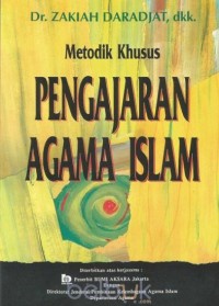 Image of Metodik khusus pengajaran agama islam