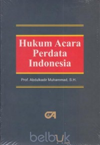 Image of Hukum acara perdata Indonesia