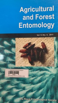 Image of Agricultural and forest entomology (vol. 13 No. 4, 2011)