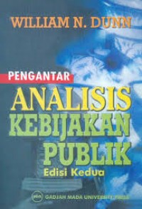 Image of Pengantar analisis kebijakan publik