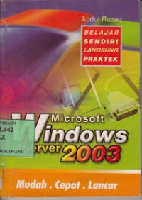 Image of Belajar sendiri langsung praktek microsoft windows server 2003