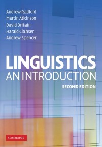 Image of Linguistics an introduction