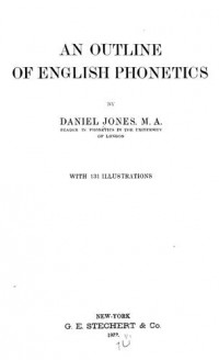 Image of An outline of english phonetics