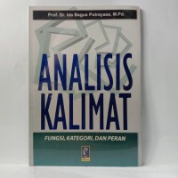 Image of Analisis kalimat(fungsi, kategori, peran)