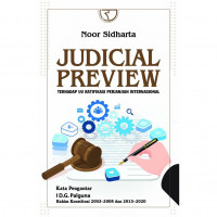 Image of Judicial preview : terhadap uu ratifikasi perjanjian internasional