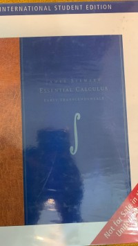Image of Essential calculus: early transcendentals