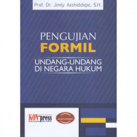 Image of Pengujian formil : undang-undang di negara hukum