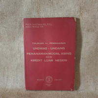 Image of Tinjauan dan pembahasan : Undang-Undang penanaman modal asing dan kredit luar negeri