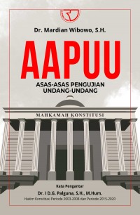 Image of AAPU : asas-asas pengujian undang-undang