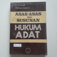 Image of Asas-asas dan susunan hukum adat