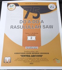 Image of 75 do'a-do'a Rasulullah SAW (jilid braille 2)