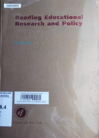 Image of Reading educational research and policy