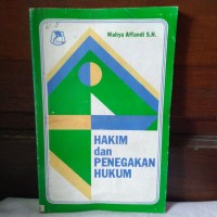 Image of Hakim dan penegakan hukum