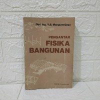 Image of Pengantar fisika bangunan