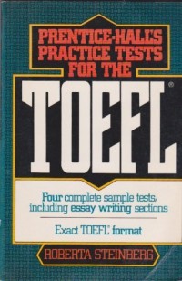 Image of Prentice hall's practice test for the toefl